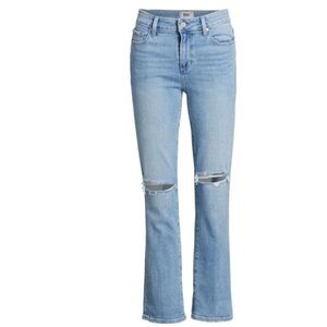 PAIGE Brigitte Distressed Boyfriend Jeans